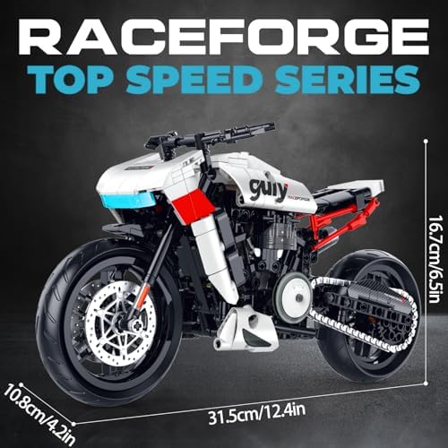 18 Adventure Touring Motorcycle Building Set for Adults