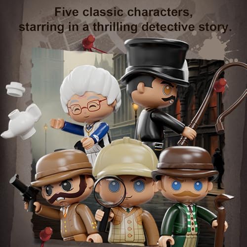 Baker Street 221B Apartment Building Block Set with Sherlock Holmes Minifigures
