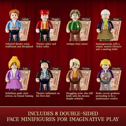 FUNWHOLE Theatre Balcony Lighting Building Bricks Set