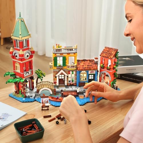 Venice Main Street Building Set for Adults 2155 PCS