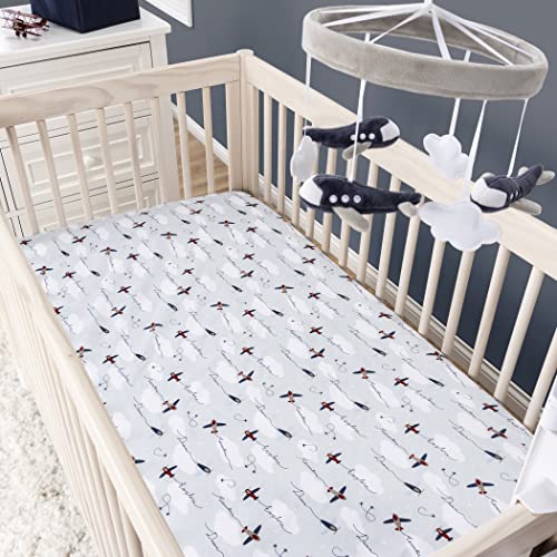Sammy Lou Airplane Crib Mobile with Music