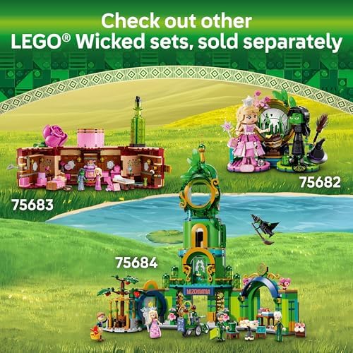 LEGO Wicked Glinda Elphaba Nessarose Shiz University Building Set