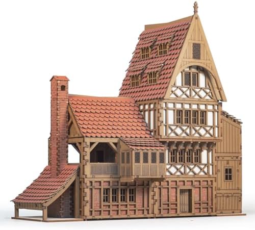 Guild Hall - DIY Wooden House Building Kit for Teens and Adults