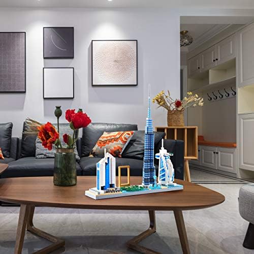 Dolblock Dubai Skyline Collectible Model Building Kit 2545 Pieces