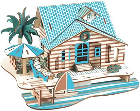 Bali Island Cottage 3D Wooden Puzzle Kit