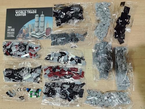 Architecture World Trade Center Building Blocks 982 PCS 12000 Scale