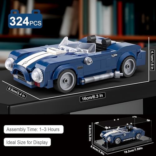 High GODO Sports Car Building Set Classic Racing Collectible