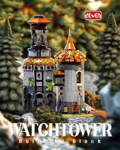dOvOb Medieval Watchtower Building Blocks Set - 1326PCS