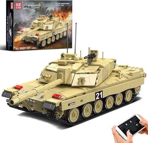 Mould King Challenger-2 Tank Building Kit 1129 Pieces with Remote Control
