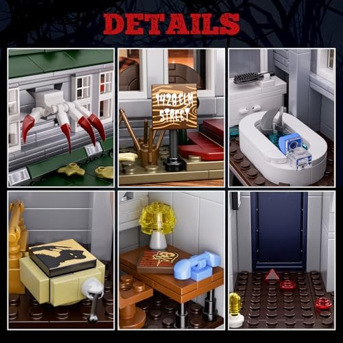 Nightmare House Building Set from Elm Street 1099 Pieces