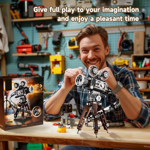 3 in 1 Retro Camera Building Set for Adults