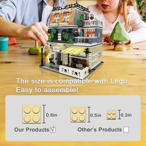 ENJBRICK Garden Hotel Building Kit 1316 PCS