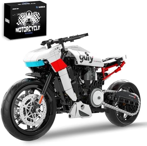 18 Adventure Touring Motorcycle Building Set for Adults