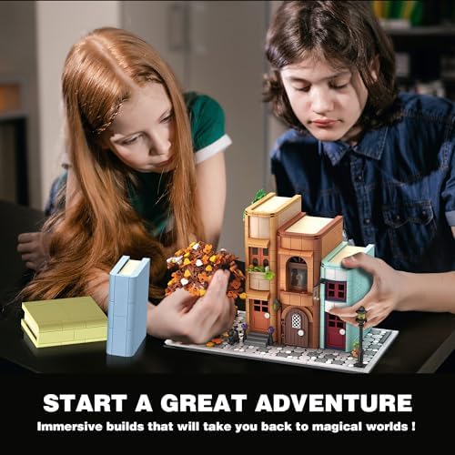 TekYetoi 1488pcs Bookends Building Set for Adults