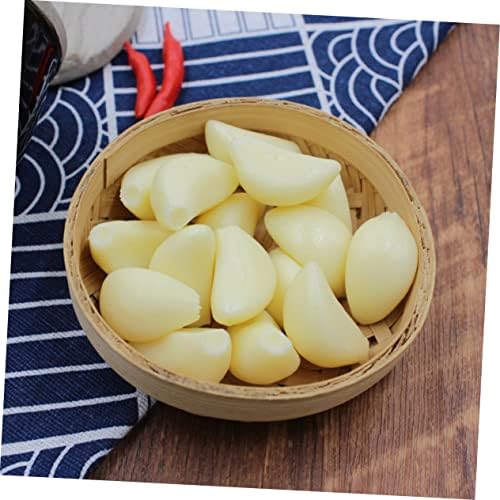 Happyyami 10pcs Artificial Garlic Cloves for Display and Halloween Props