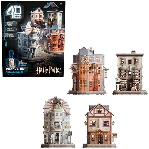 Harry Potter Diagon Alley 4D Build 3D Puzzle Kit