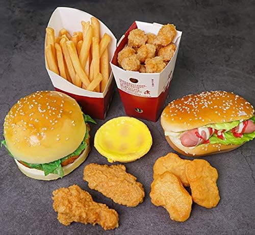Lenmipot 2pcs Fake Chicken Wings Model for Display and Play