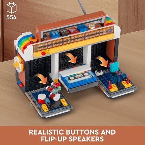 Retro Radio Classic Building Blocks Set for Adults and Kids 8
