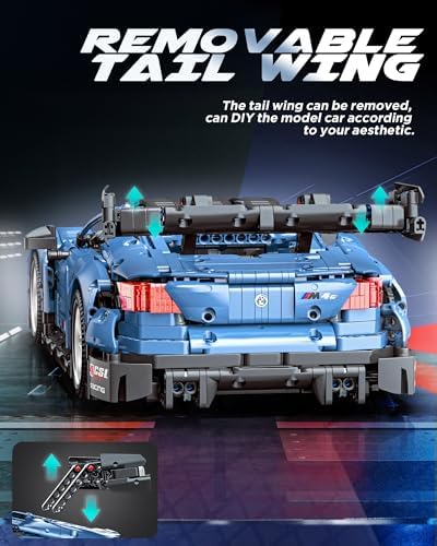 M4 Racing Car Building Set 110 Scale 2280 Pcs for Adults