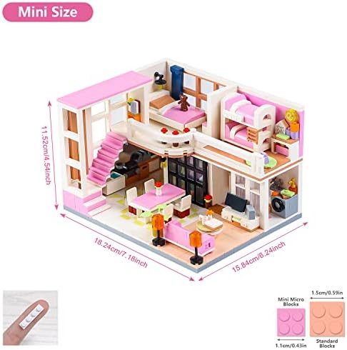 PinkBee Friends Duplex Apartment Building Set 1221 PCS