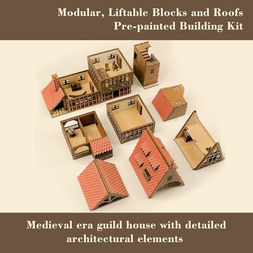 Guild Hall - DIY Wooden House Building Kit for Teens and Adults