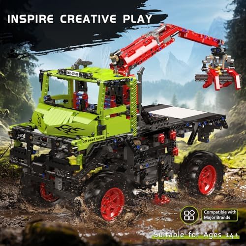Mould King Offroad Crane Truck Building Blocks Set