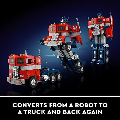 LEGO Icons Optimus Prime 2-in-1 Transforming Figure Set