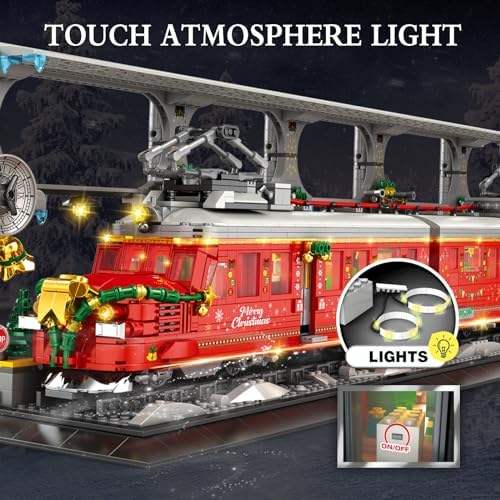 Zylegen Christmas Train Building Kit 2833 Pcs