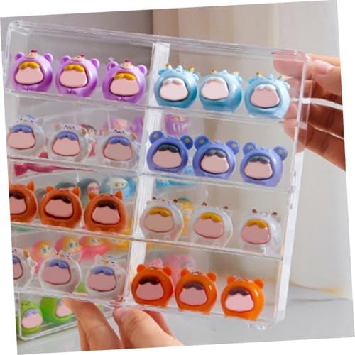 GANAZONO Car Models Storage Display Case 2 Pack Acrylic Showcase Stand