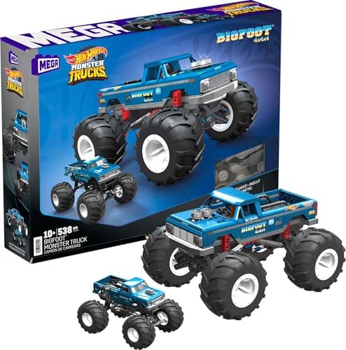 MEGA Hot Wheels Bigfoot Monster Truck Building Set