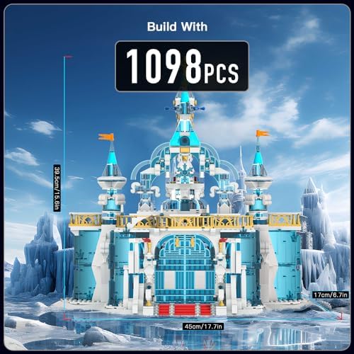 Mould King Frozen Castle Building Blocks 1098 Pcs