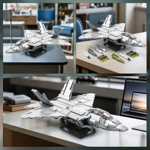 F-22 Fighter Jet Building Set for Adults 1729 PCS