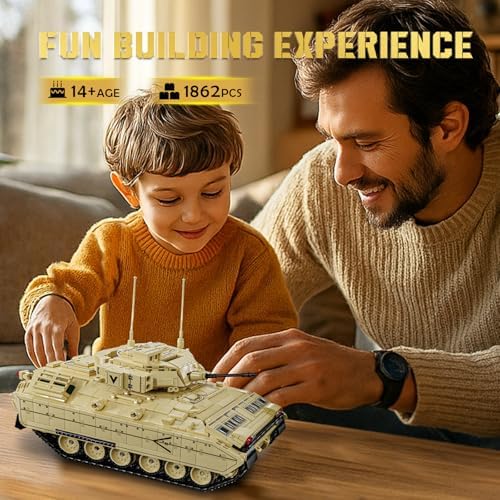 Brihappen M2 Tanks Building Set 1862 Pieces