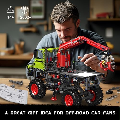 Mould King Offroad Crane Truck Building Blocks Set