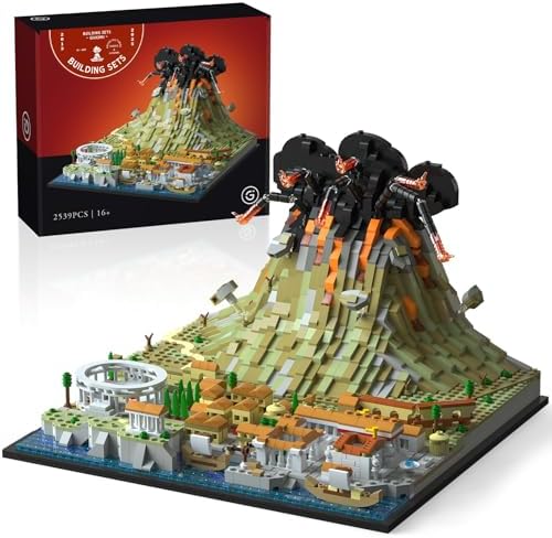 Givenni Pompeii Building Kit 2539 Pieces for Adults and Teens