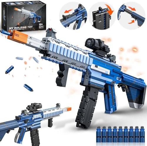 Fluorspar Blaster M416 Building Block Gun for Adults