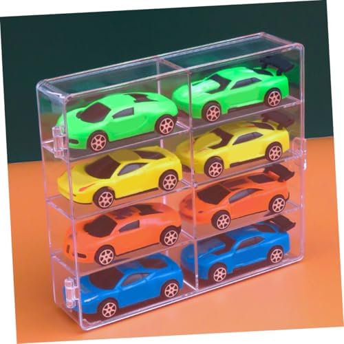 Uonlytech 2pcs Display Case for Car Models and Collectibles