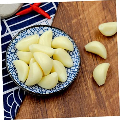 Happyyami 10pcs Artificial Garlic Cloves for Display and Halloween Props