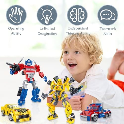 HIGH GODO 2in1 Transforming Robot Truck Building Set