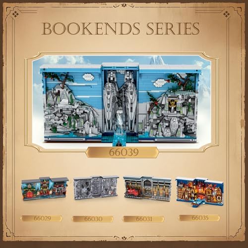 Books of The Kings Bookshelf Set with Light