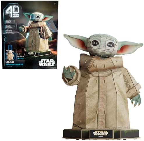 4D Build Star Wars Grogu 3D Model Kit