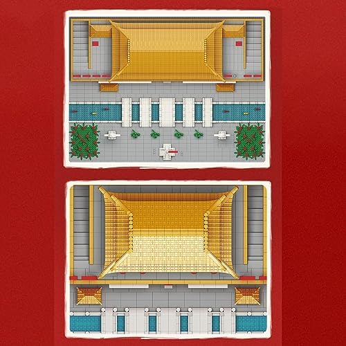 JOMIOD Tiananmen Building Blocks Set 4923 Piece Micro Architecture Model