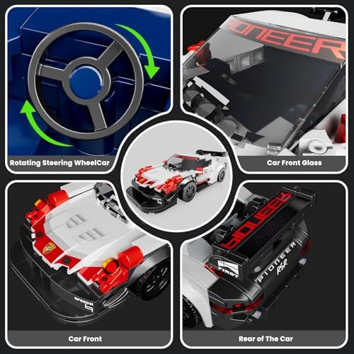 Mould King Speed Champion 911 RSR Racing Car Building Kit