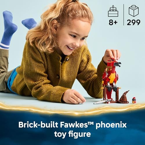 LEGO Harry Potter Fawkes Phoenix Building Set 76448