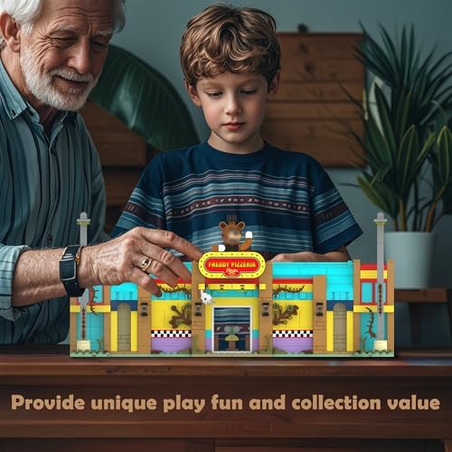Five Nights Pizzeria Building Blocks Toy Set