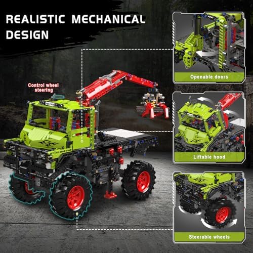 Mould King Offroad Crane Truck Building Blocks Set