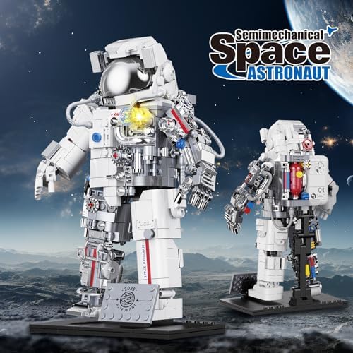 HSANHE Space Astronaut Building Set with LED Light