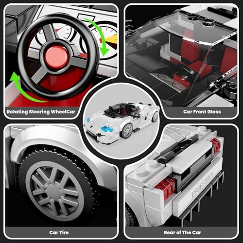 Mould King Speed Champion C850 Racing Car Building Kit 388 PCS
