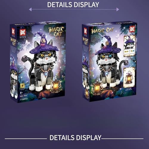 Creative Tuxedo Black Cat Building Set for Kids and Adults
