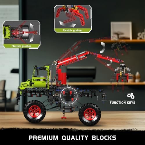 Mould King Offroad Crane Truck Building Blocks Set